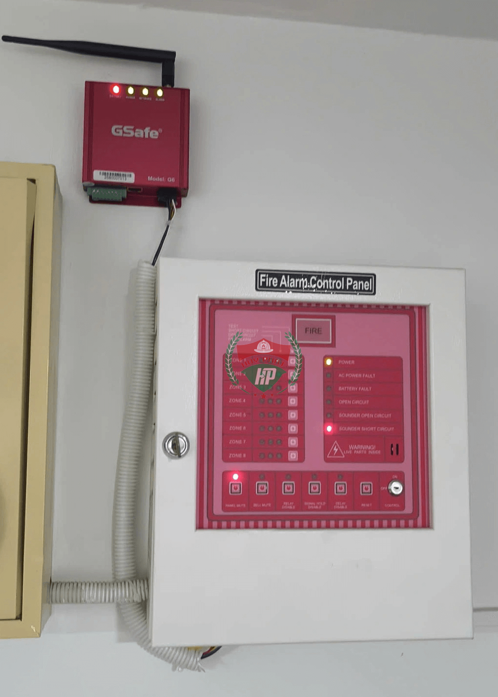 Thiết bị báo cháy Gsafe là giải pháp giúp truyền tín hiệu cảnh báo cháy từ công trình về trung tâm tiếp nhận